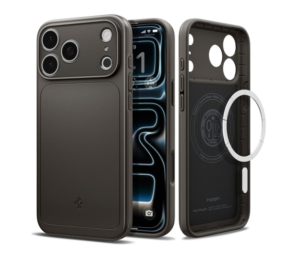 Spigen Thin Fit Mag Magsafe do Iphone 17 Pro Gunmetal - 1359877 - zdjęcie